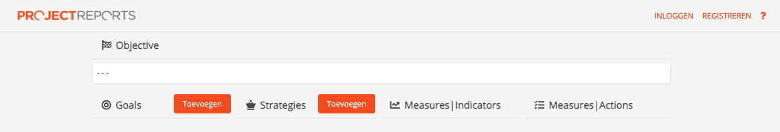 OGSM tool screenshot